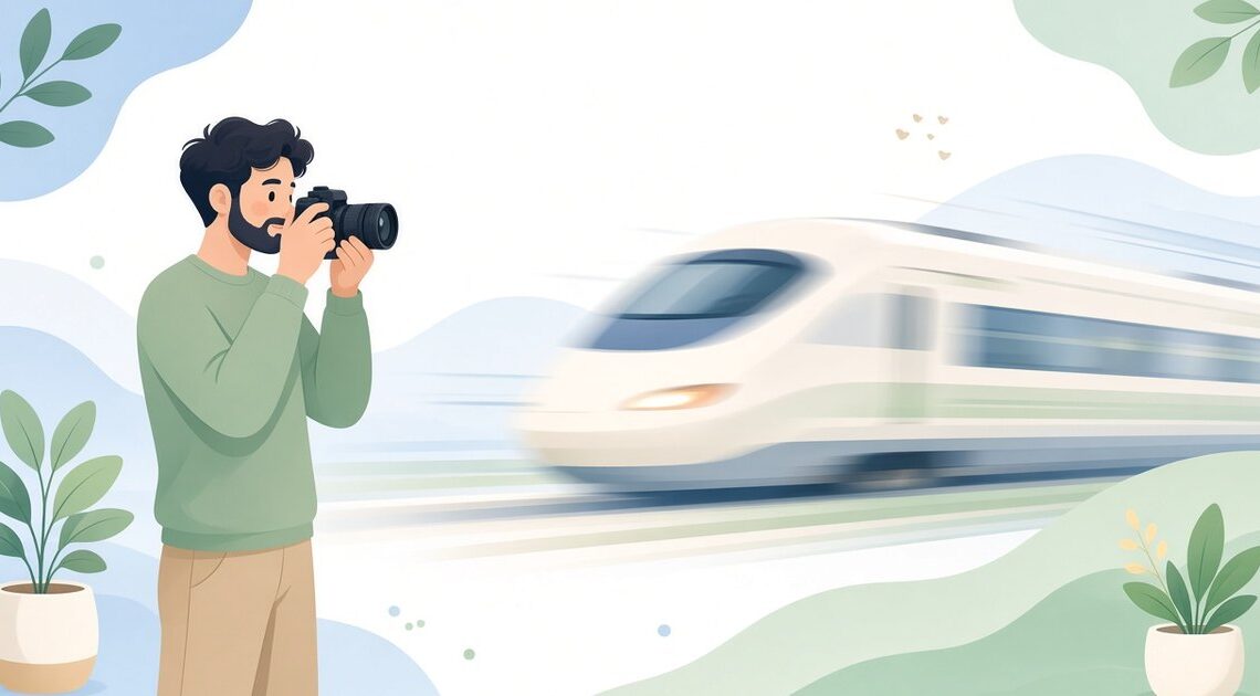 走る電車を流し撮りする方法とシャッター速度・追い方の基本