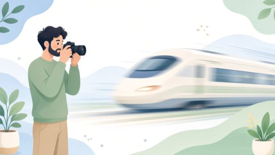 走る電車を流し撮りする方法とシャッター速度・追い方の基本