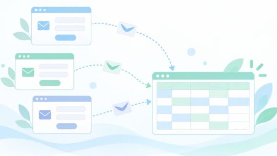 問い合わせがサイトごとに散らばる？1つの表にまとめる方法
