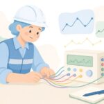 多チャンネルのデータを記録する様子をイメージしたイラスト
