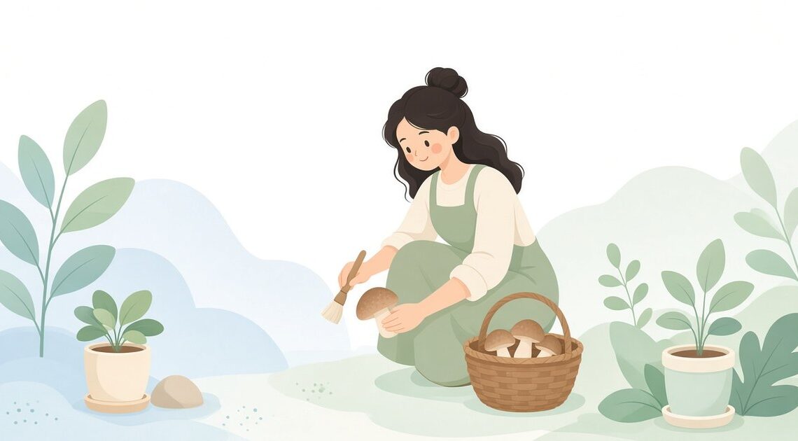 きのこ採集用クリーニングブラシ おすすめ