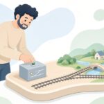 Nゲージのポイントスイッチを操作する様子をイメージしたイラスト