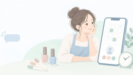ネイルの予約をDMで受けて大変？無料の予約システムに任せる方法