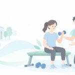中野駅の近くで通い放題のパーソナルジムはをイメージしたイラスト