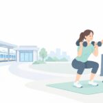 練馬駅の近くで通い放題のパーソナルジムはをイメージしたイラスト