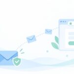 メルマガは自社ドメインで送れるをイメージしたイラスト