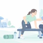人形町駅の近くで通い放題のパーソナルジムはをイメージしたイラスト
