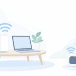 賃貸で光回線の工事ができないをイメージしたイラスト