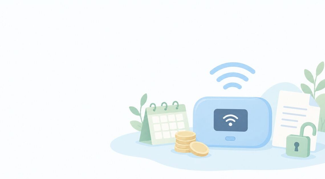 縛りなしのポケットWiFiはどう選ぶ?月額と解約条件の比べ方