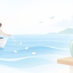 お墓を持たずに供養したいをイメージしたイラスト
