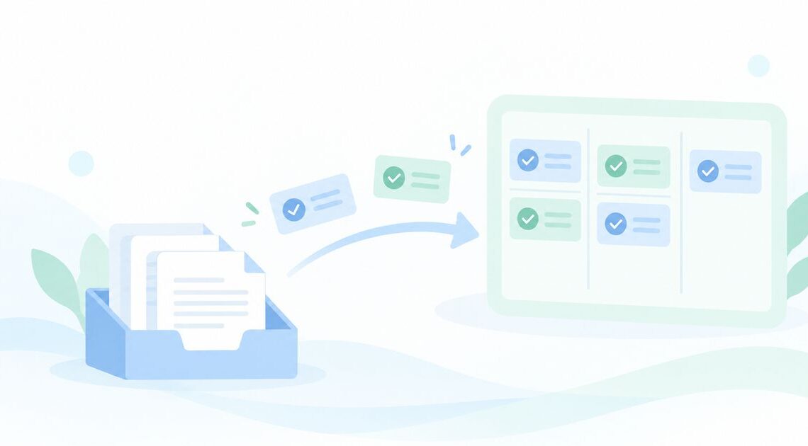Notionのタスク管理が回らない?資料は残してタスクだけ移す方法
