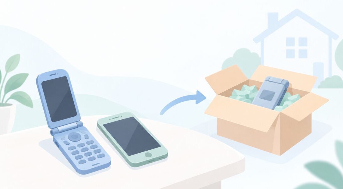 古いガラケーが家に眠っている？家から送って売る方法