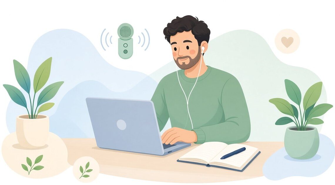 オンライン授業で自分の発言だけを録音して聞き返す方法