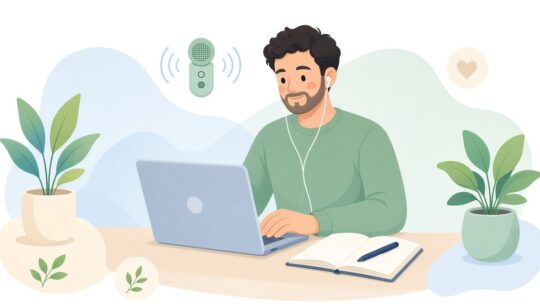 オンライン授業で自分の発言だけを録音して聞き返す方法
