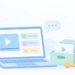 講座が見られなくなるをイメージしたイラスト