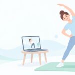 ジムに通う時間がないをイメージしたイラスト