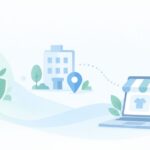 ネットショップに自宅の住所を出したくないをイメージしたイラスト