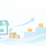 ネットショップの月額プランはどう選ぶをイメージしたイラスト