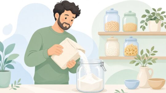 湿気やにおい移りを避ける開封後の小麦粉の保存方法