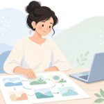 操作手順書づくりをイメージしたイラスト