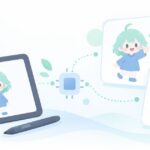 自分のキャラを画像生成AIで描かせたいをイメージしたイラスト