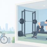 大阪市内の個室ジムはをイメージしたイラスト