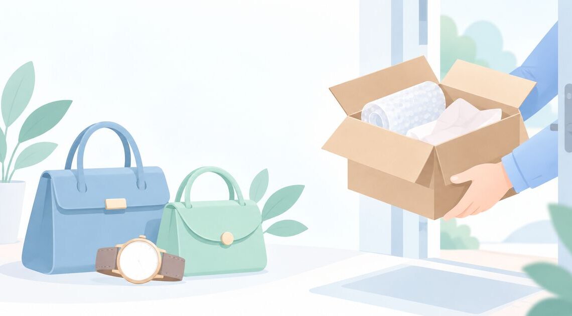 実家の片付けで出たブランド品、まとめて売るには?箱いらずの宅配買取
