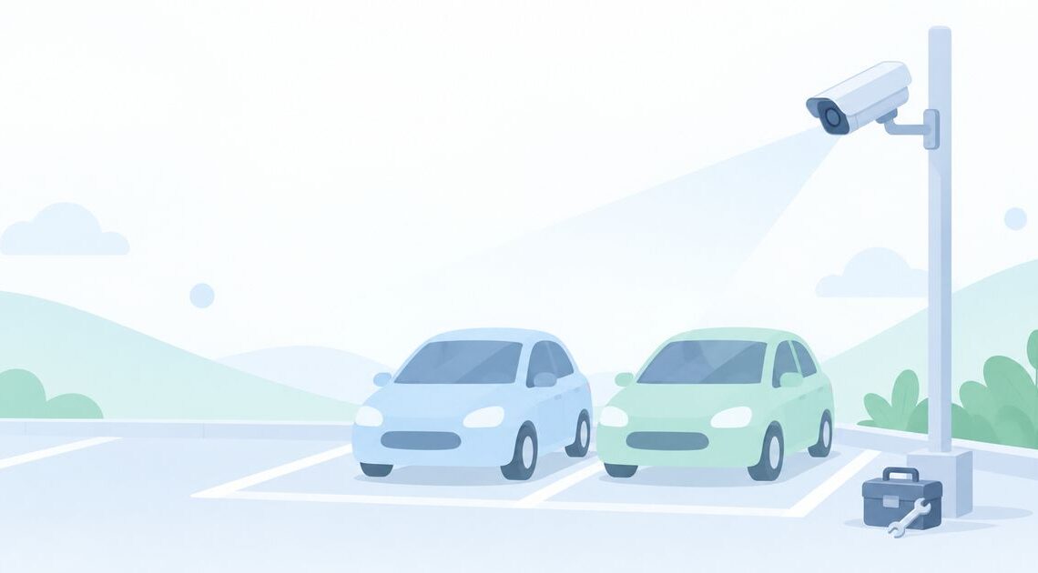 月極駐車場に防犯カメラを付けたい？費用を抑えて付ける方法