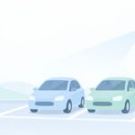 月極駐車場に防犯カメラを付けたいをイメージしたイラスト