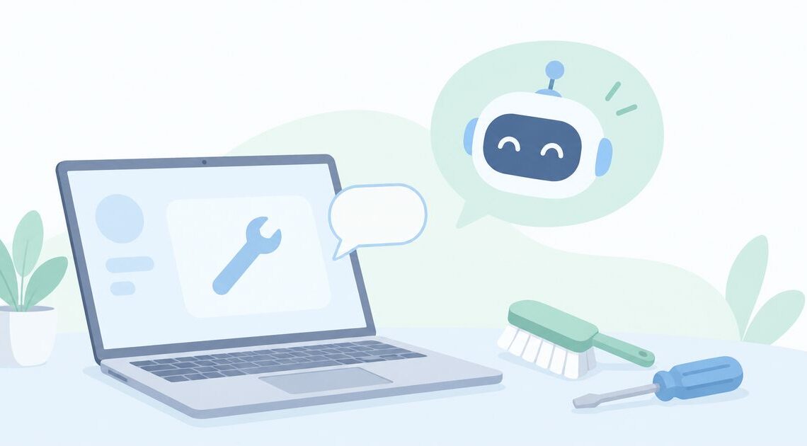 パソコンの困りごとを誰に聞く？AIに相談しながら直す方法