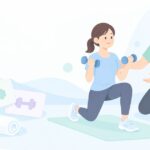 パーソナルジムは何回か体験してから決めたいをイメージしたイラスト