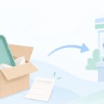 カードなしでスマホケースを買えるをイメージしたイラスト