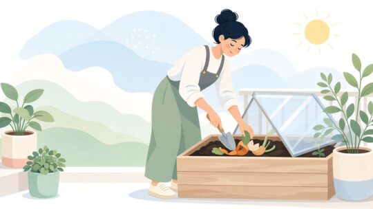 プランターで生ごみ処理器キエーロを作る方法