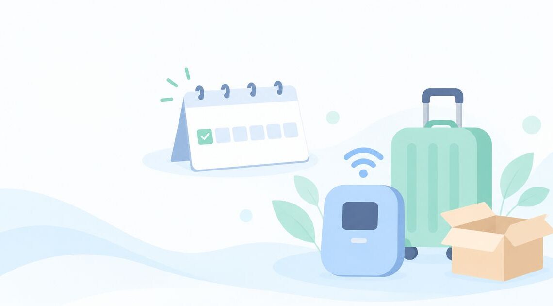 1週間だけWiFiを借りたい?使い始める日を決めて借りる方法