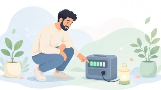 ポータブル電源の残量パーセントの見方