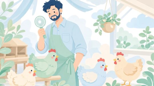 養鶏農家の夏場の鶏舎作業におすすめのハンディファン3選｜連続使用時間と固定方式
