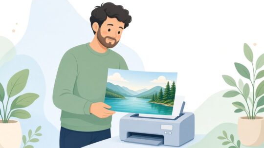 プリンターのフチなしのはみ出しを内側へ寄せる方法