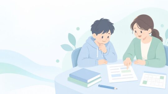 中高一貫校の英語の定期テストが不安？1対1で範囲を整理する