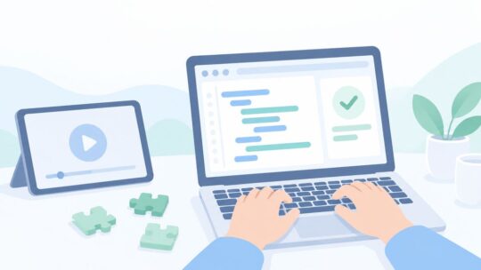 Pythonの動画学習が身につかない？手を動かして学ぶ方法