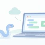 Pythonの環境構築でつまずいたをイメージしたイラスト