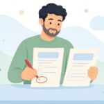 設問番号と解答番号の照合をイメージしたイラスト