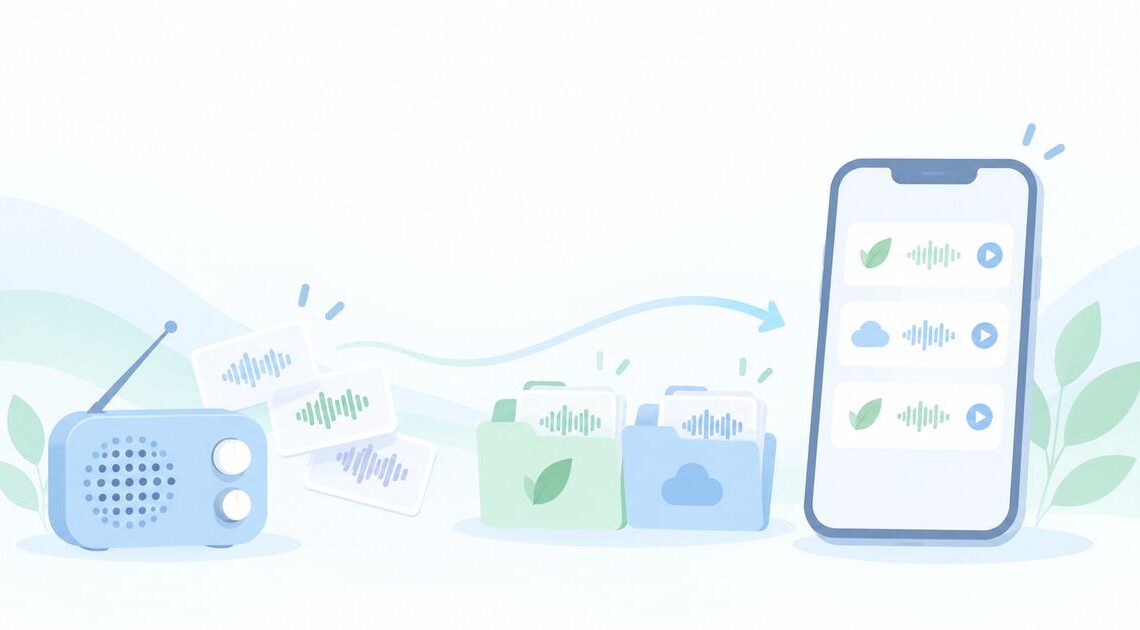 録音したラジオが探せない?番組名を自動で付けて整理する方法