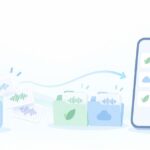 録音したラジオが探せないをイメージしたイラスト