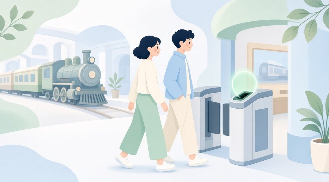 さいたま市の鉄道博物館、歩いて通れる「顔認証改札機」を10月21日から常設展示