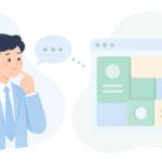 話した言葉から業務システムを作る様子をイメージしたイラスト
