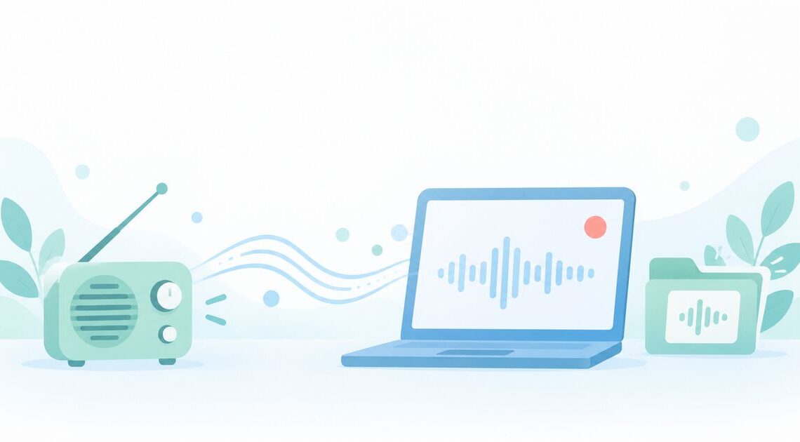 好きなラジオ番組を聞き逃す？パソコンで録音して残す方法と費用