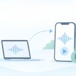 録音したラジオをスマホで聴くにはをイメージしたイラスト