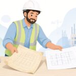 図面改訂の照合をイメージしたイラスト