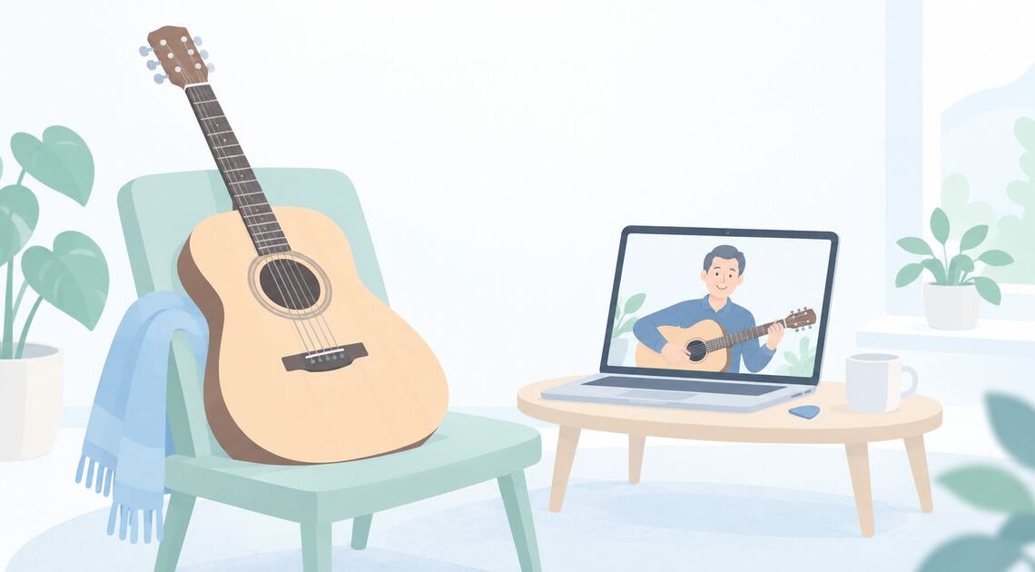 昔弾いていたギターを再開したい?オンラインで習い直す方法