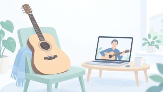 昔弾いていたギターを再開したい？オンラインで習い直す方法